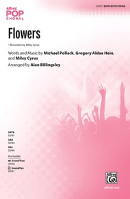 Flowers SATB choral sheet music cover Thumbnail